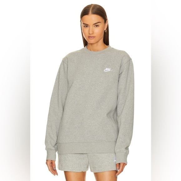 Nike Crew in Dark Grey Heather - Picture 1 of 7